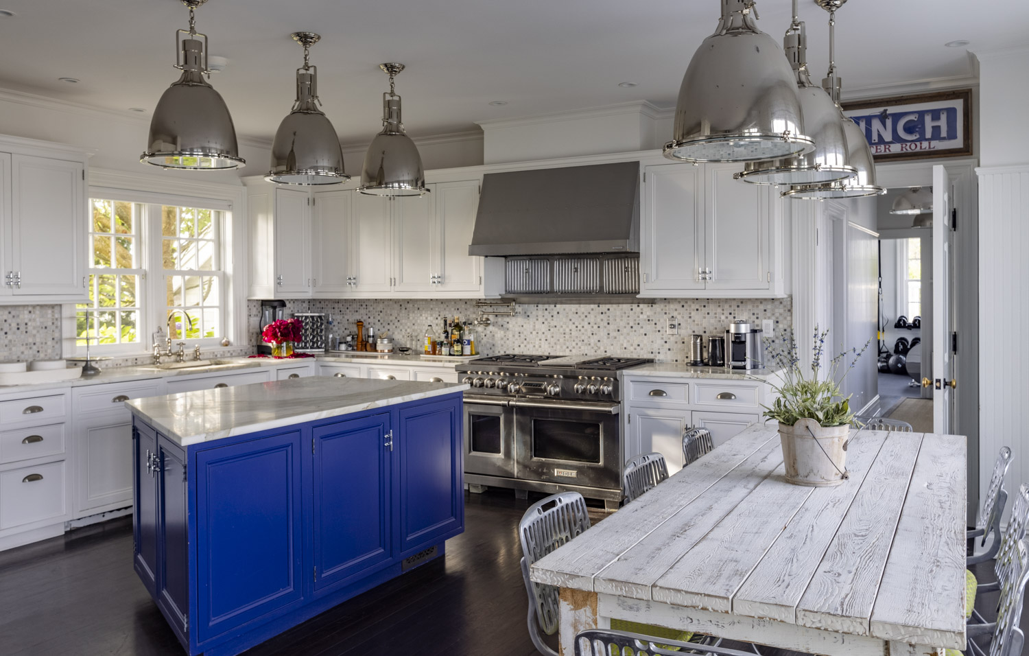 Photo of construction by Ronald Webb Builder.